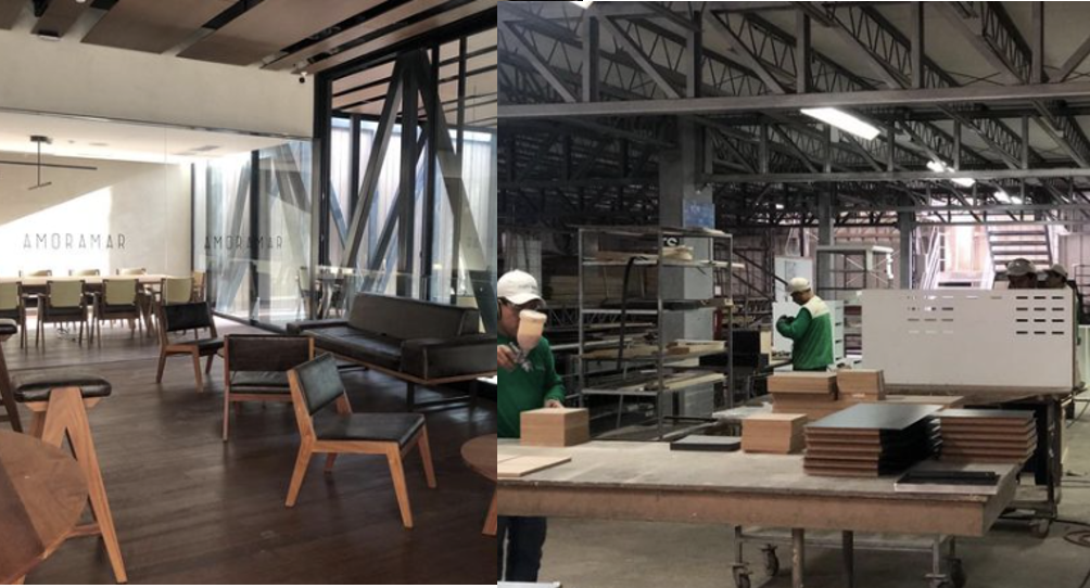 Construcción de equipamiento de interiores a partir de modulares